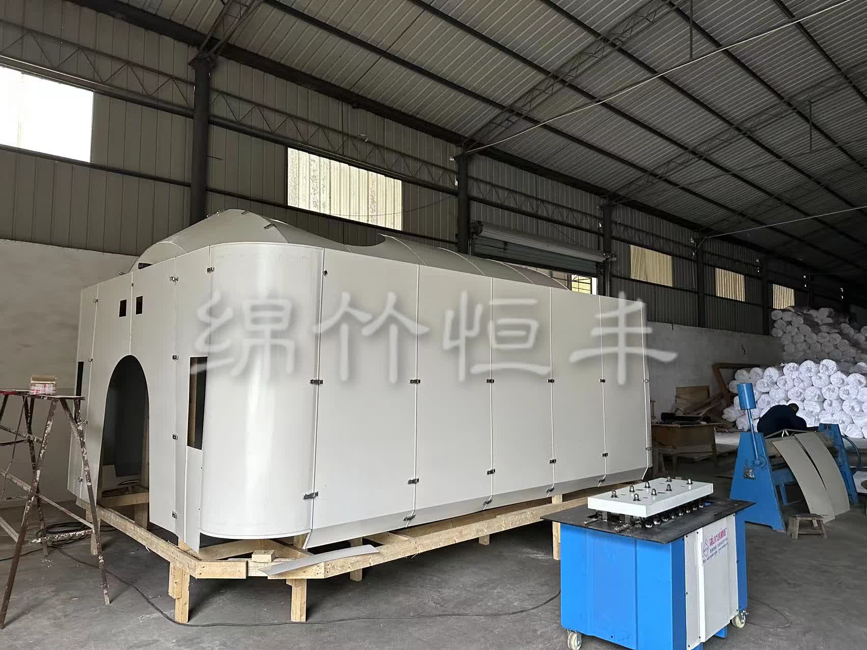 预制某电厂汽机高中压缸外护板